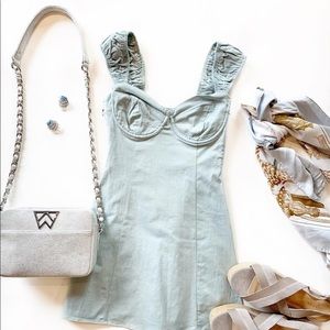 ⭐️🌟light blue Linen Dress⭐️🌟